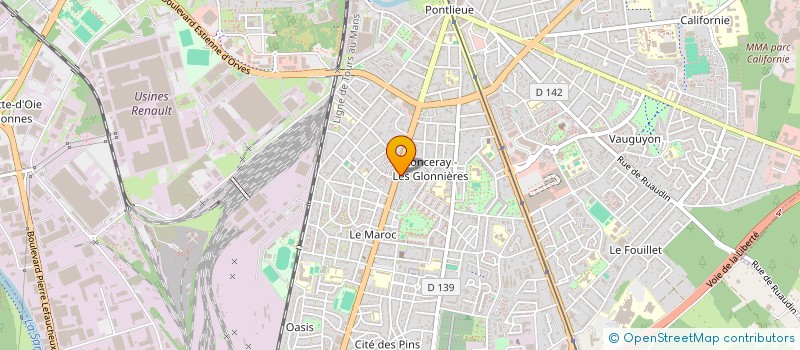 localisation de l'entreprise ASSOC COPROPRIETAIRES RESID CYPRES  LE MANS