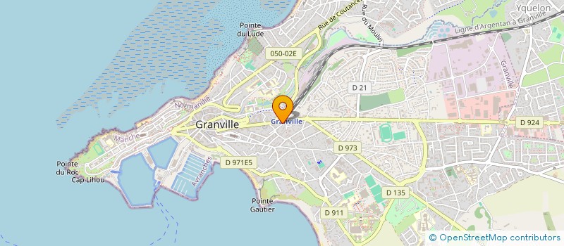 localisation de l'entreprise ASSOC CORPORA SPORT GRANVILLE à GRANVILLE