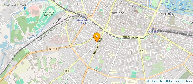 localisation de l'entreprise ASSOC CORPS EN HARMONIE  AMIENS