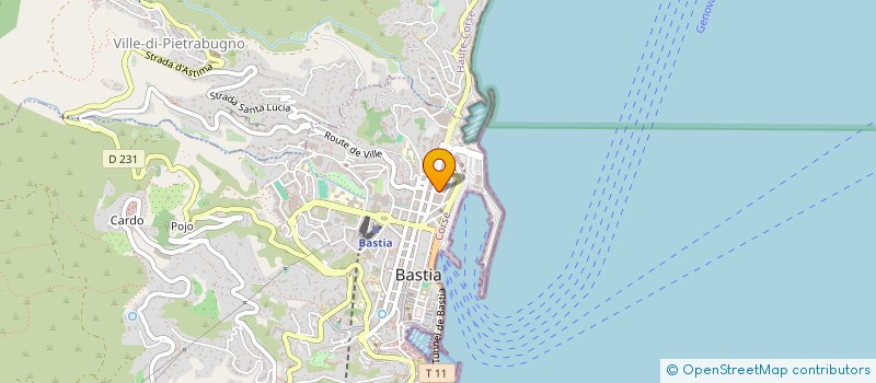 localisation de l'entreprise ASSOC CORSICA CHESS CLUB à BASTIA