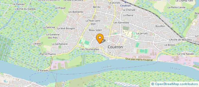 localisation de l'entreprise ASSOC COUERONNAISE LIRE EN LOIRE à COUERON