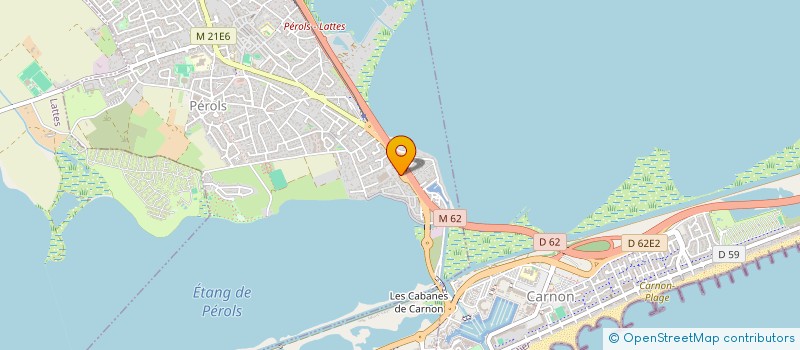 localisation de l'entreprise ASSOC COURS DE DANSE NICOLE WEISS  PEROLS