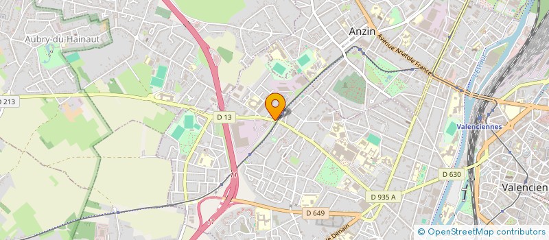 localisation de l'entreprise ASSOC CREATI ACADEM DEVELO DURABL & HUMA à VALENCIENNES