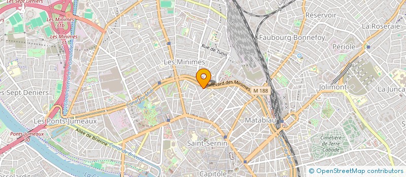 localisation de l'entreprise ASSOC CREATION RECHER ENSEIG ARTISTIQUE à TOULOUSE
