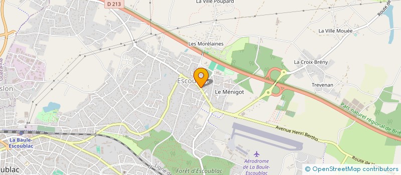 localisation de l'entreprise ASSOC CTRE RECHERCHES ARCHEOLOG BAULE à LA BAULE-ESCOUBLAC