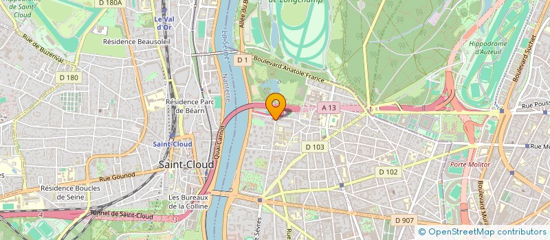 localisation de l'entreprise ASSOC CULTUR JUIVE DE BOULOGNE BILLANCOU à BOULOGNE-BILLANCOURT