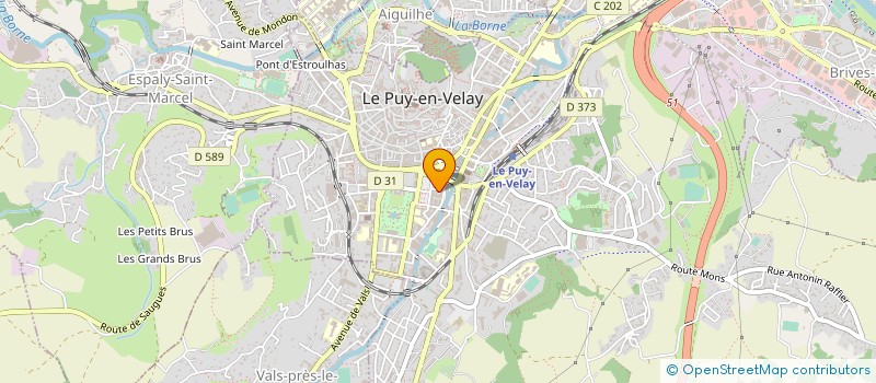 localisation de l'entreprise ASSOC CULTURE BIBLIOTHEQUE POUR TOUS à LE PUY-EN-VELAY