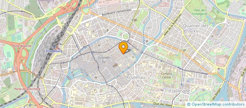 localisation de l'entreprise ASSOC CULTURE & BIBLIOTHEQUE POUR TOUS à STRASBOURG