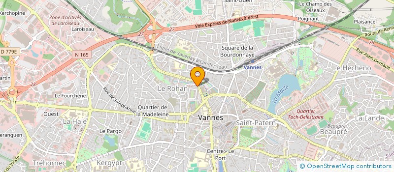 localisation de l'entreprise ASSOC CULTURE LANGUISTIQUE EUROPEENNE à VANNES