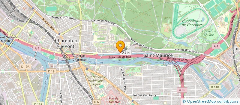 localisation de l'entreprise ASSOC CULTUREL&SPORTIVE AGENTS ESQUIROL à SAINT-MAURICE