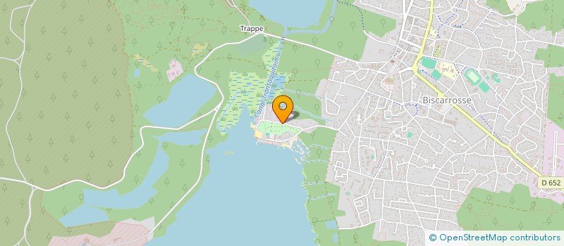 localisation de l'entreprise ASSOC CULTURELLE BISCARROSSAISE  BISCARROSSE