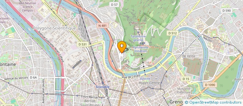 localisation de l'entreprise ASSOC CULTURELLE BOUDHIQUE LAIQUE à GRENOBLE