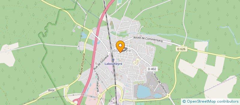 localisation de l'entreprise ASSOC CULTURELLE DE LABOUHEYRE à LABOUHEYRE