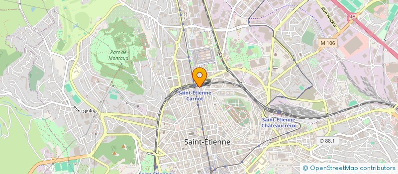 localisation de l'entreprise ASSOC CULTURELLE DE SAINT ETIENNE  SAINT-ETIENNE