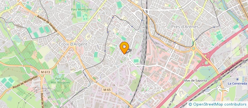 localisation de l'entreprise ASSOC CULTURELLE ET LINGUISTIQUE à MONTPELLIER