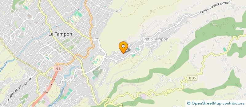 localisation de l'entreprise ASSOC CULTURELLE GROUPE OUSANOUSAVA  LE TAMPON