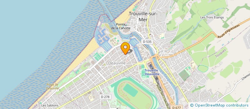 localisation de l'entreprise ASSOC CULTURELLE ISRAELITE DEAUVILLE  DEAUVILLE