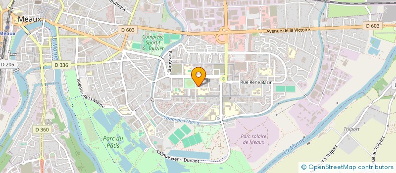 localisation de l'entreprise ASSOC CULTURELLE L'ESPOIR à MEAUX