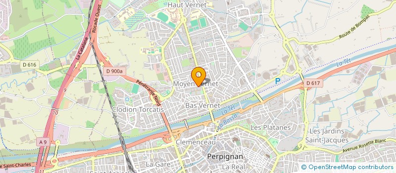 localisation de l'entreprise ASSOC CURATELLE ET TUTELLE HANDICAPES à PERPIGNAN