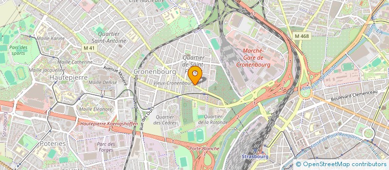 localisation de l'entreprise ASSOC CYCLISTE STRASBOURG HOLTZHEIM à STRASBOURG