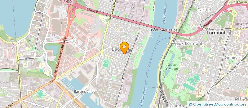 localisation de l'entreprise ASSOC D'AIDE CULTURELLE ET MATERIELLE à BORDEAUX