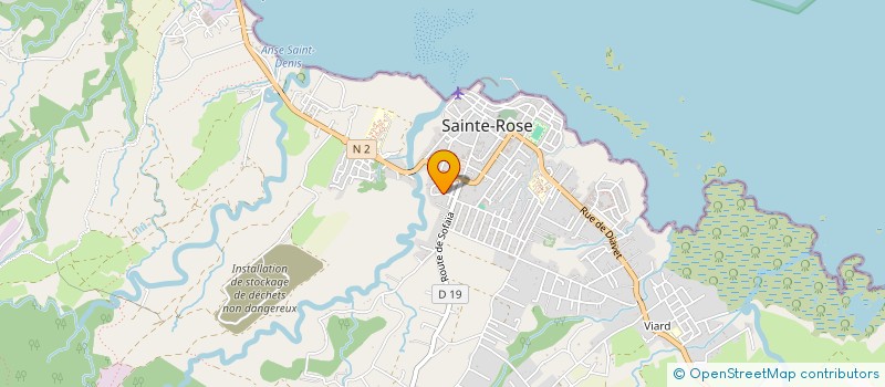 localisation de l'entreprise ASSOC D AIDE DE SERVICES ET DE SOINS AUX PERSONNES ET D ACCOMPAGNEMENT INDIVIDUALISE à SAINTE-ROSE