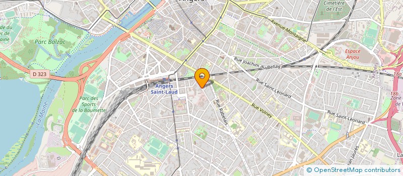 localisation de l'entreprise ASSOC D AIDE ET DE SOUTIEN PERSONNES DIF à ANGERS