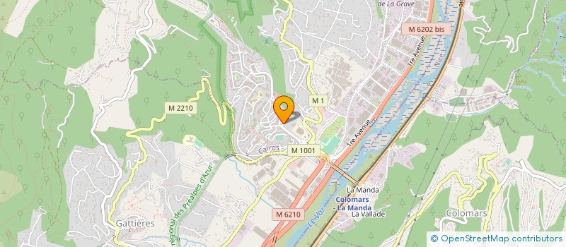 localisation de l'entreprise ASSOC D'ANIMATION DE L'IFM à CARROS