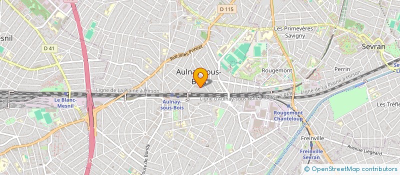 localisation de l'entreprise ASSOC D'ENTRAIDE DU PERSONNEL COMMUNAL à AULNAY-SOUS-BOIS