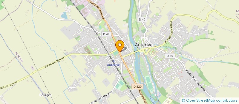 localisation de l'entreprise ASSOC D'ENTRAIDE SPORTIVE CULTURELLE SOC à AUTERIVE