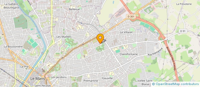 localisation de l'entreprise ASSOC DACTYLSTANDARD à LE MANS