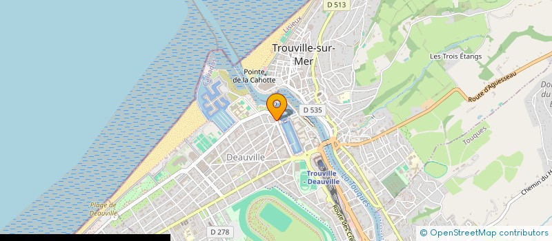 localisation de l'entreprise ASSOC DANSE CLASSIQUE ADCTD  DEAUVILLE