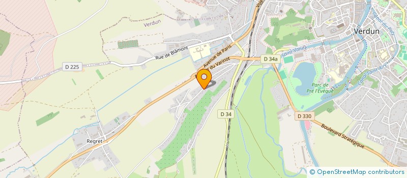 localisation de l'entreprise ASSOC DANSE ET PAIX à VERDUN