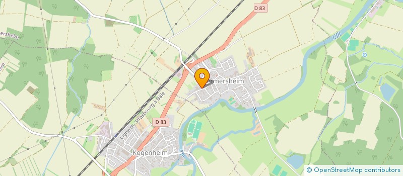 localisation de l'entreprise ASSOC DE CHARITE DE SERMERSHEIM  SERMERSHEIM