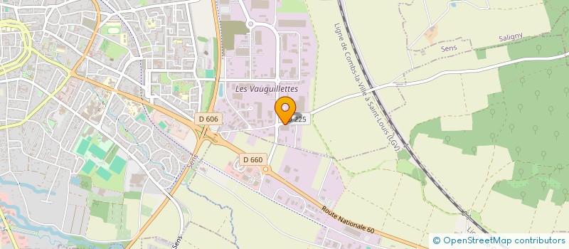 localisation de l'entreprise ASSOC DE CHASSE LES COLVERTS à SENS