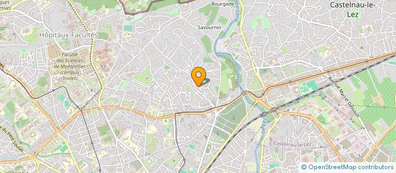 localisation de l'entreprise ASSOC DE DEFENSE DE L ENVIRONNEMENT DU QUARTIER DE L AIGUELONGUE à MONTPELLIER