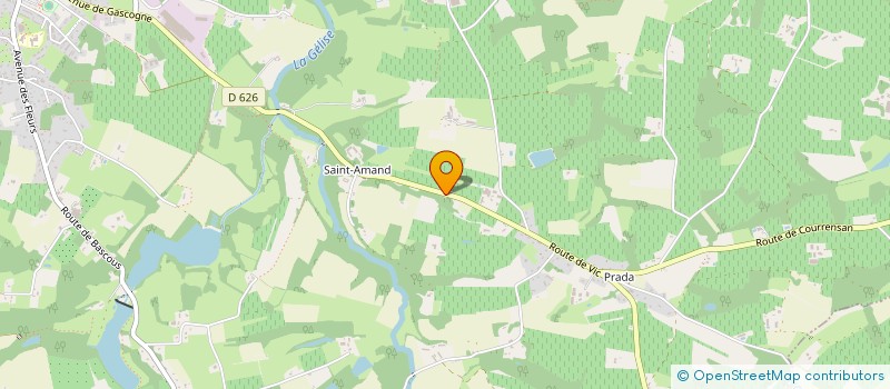 localisation de l'entreprise ASSOC DE FAIT LA FORME SAUVAGE  EAUZE