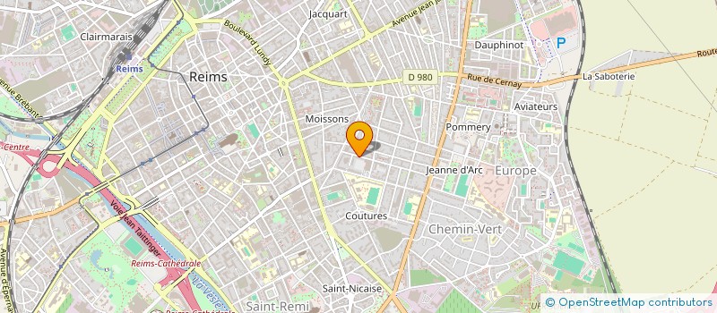 localisation de l'entreprise ASSOC.DE FORMATION INFORMATIQUE MEDICALE  REIMS