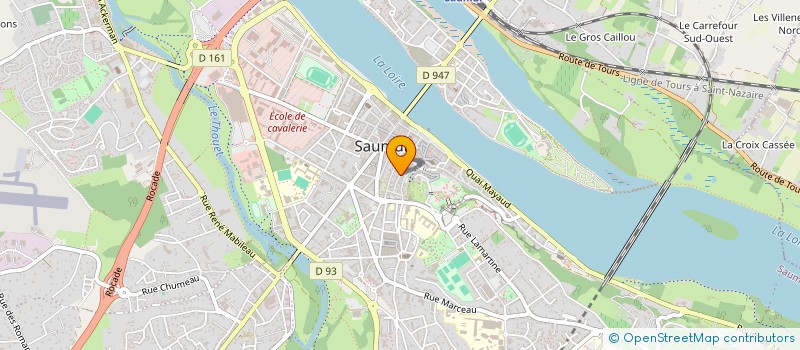 localisation de l'entreprise ASSOC DE GESTION DE LA ZONE PASTORALE  SAUMUR