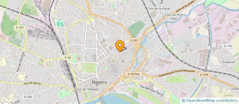 localisation de l'entreprise ASSOC DE GESTION DU CODERPA à NEVERS