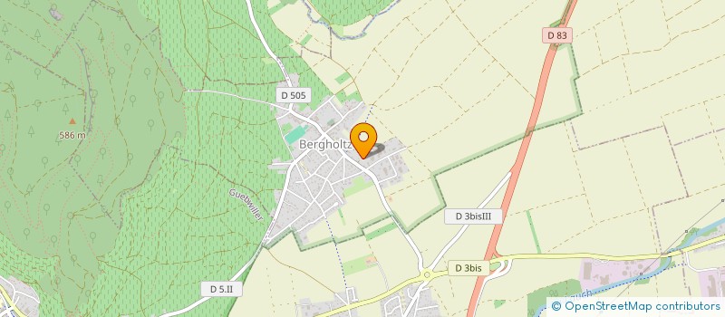 localisation de l'entreprise ASSOC DE JUMELAGE FRANCO-BELGE  BERGHOLTZ