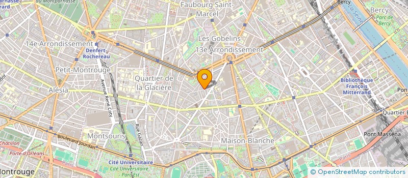 localisation de l'entreprise ASSOC DE LA BUTTE AUX CAILLES à PARIS