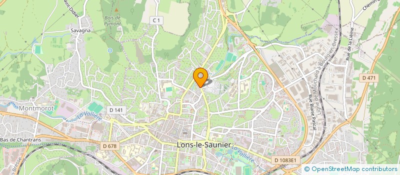 localisation de l'entreprise ASSOC DE LA CLINIQUE LA FERTE à LONS-LE-SAUNIER