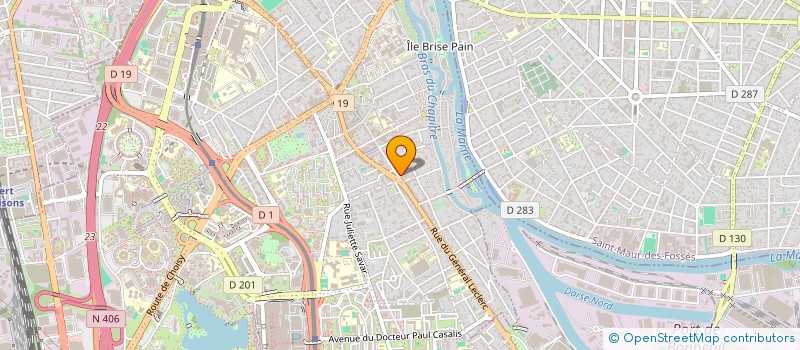 localisation de l'entreprise ASSOC DE LA THEOLOGIE POUR TOUS  CRETEIL