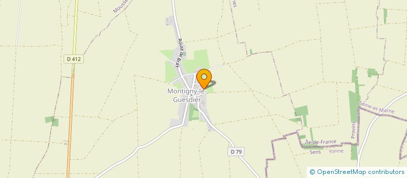 localisation de l'entreprise ASSOC DE LOISIR NAUTIQUE ET EQUESTRE  MONTIGNY-LE-GUESDIER