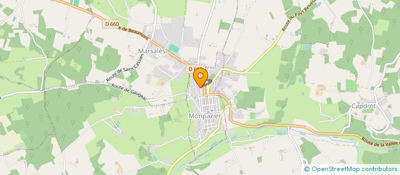 localisation de l'entreprise ASSOC DE PARENTS D ELEVES  BIRON