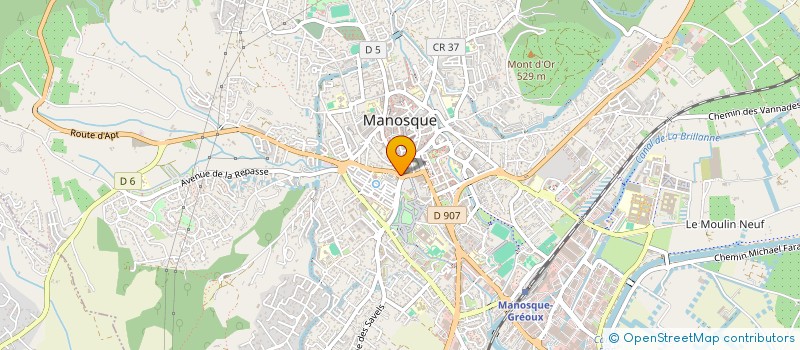 localisation de l'entreprise ASSOC DE PROMO DU CENTRE INTER DES LAUGE à MANOSQUE