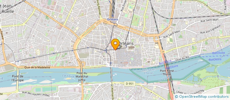 localisation de l'entreprise ASSOC DE PSYCHOLOGUES DANS ETABLISSEMENT à ORLEANS