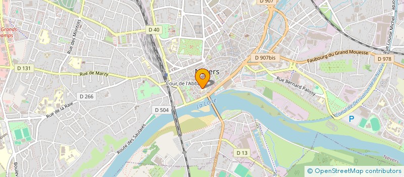 localisation de l'entreprise ASSOC DEFENS EDUCAT INFORMAT DU CONSOMMA à NEVERS