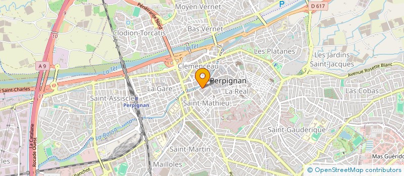 localisation de l'entreprise ASSOC DEFENSE DES COMMERCANTS  PERPIGNAN